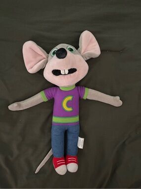 Chuck E. Cheese Pizza Chucky Mouse Plush 13" Stuffed Animal 2013
